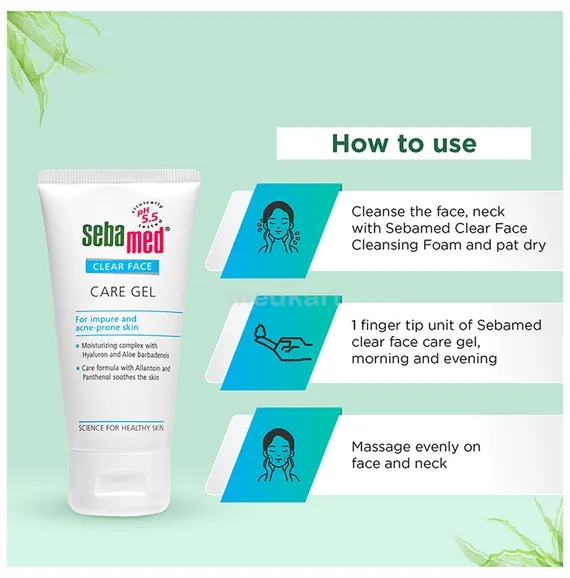 sebamed clear face care gel 50 ml